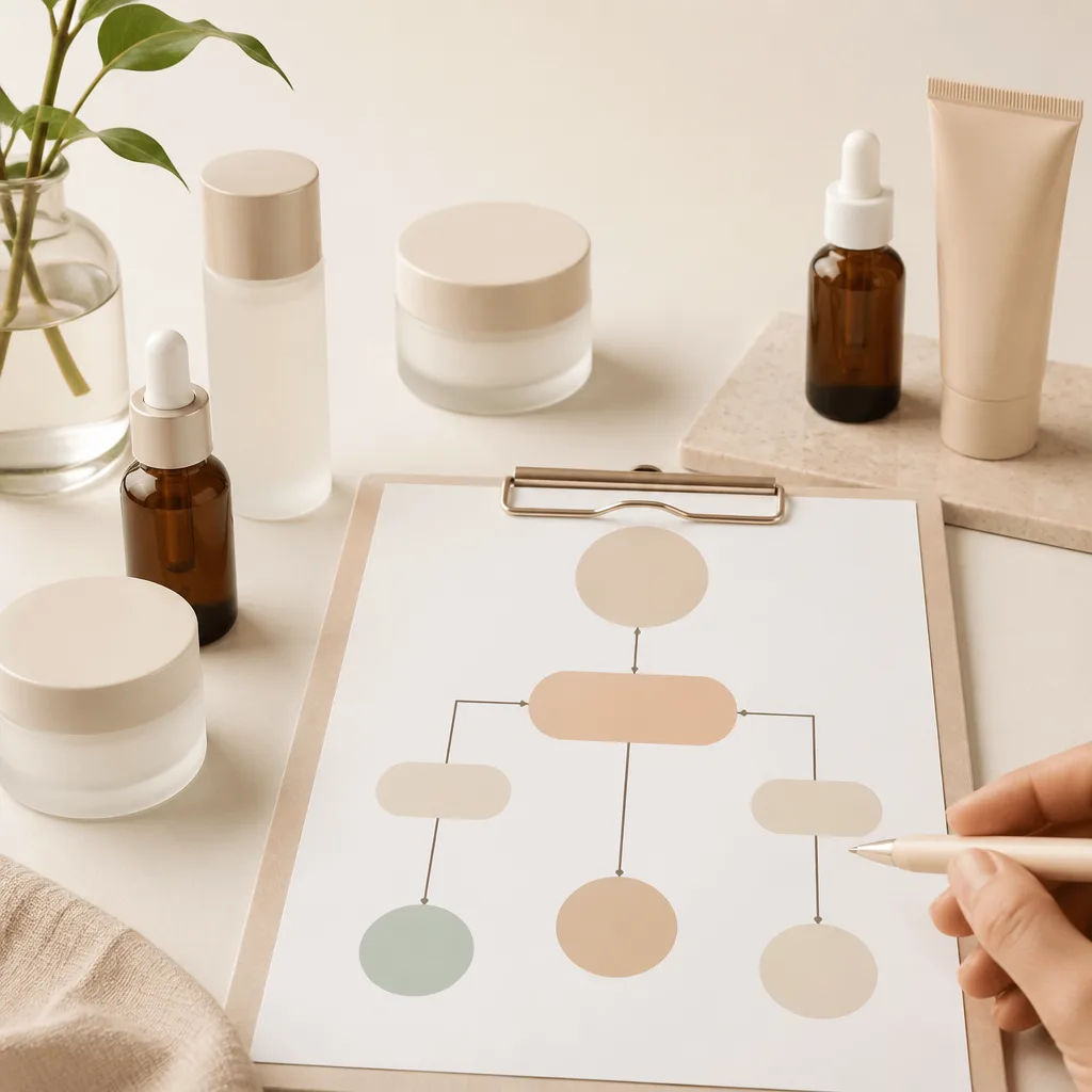 Exclusive distributor verification flowchart for Korean beauty wholesale buyers