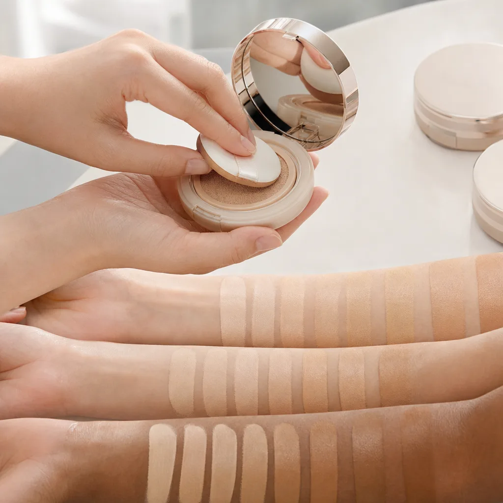 Finish 1 - glass skin base: choosing cushion foundations & bb creams, primes and defining Shade ranges